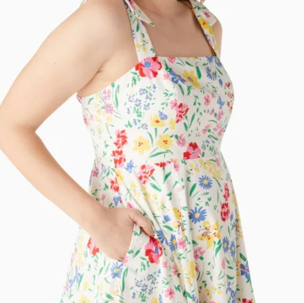 Kate Spade Garden Bouquet Fit and Flare Dress